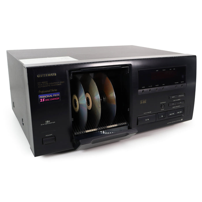 Optimus CD-8200 25-Disc File-Type CD Changer-Electronics-SpenCertified-refurbished-vintage-electonics
