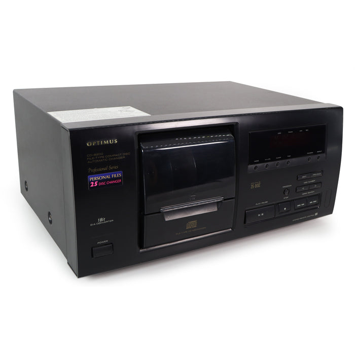 Optimus CD-8200 25-Disc File-Type CD Changer-Electronics-SpenCertified-refurbished-vintage-electonics
