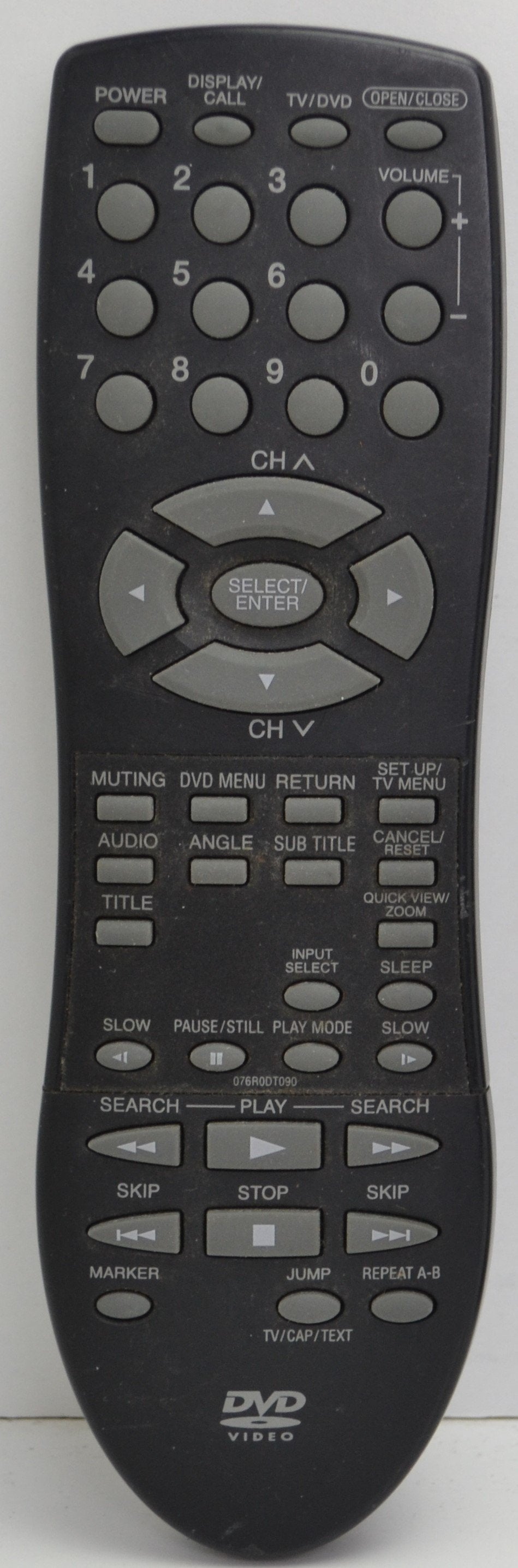 Orion 076r0dt090 Remote Control for TV and DVD Player — SpenCertified