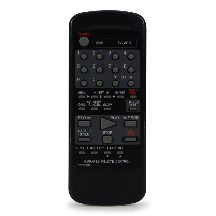 Orion Broksonic 076R0AJ110 TV Television and VCR VHS Player Infrared Remote Control-Remote-SpenCertified-refurbished-vintage-electonics