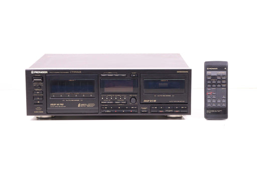 PIONEER CT-WM62R Dual Tape 6-Multi Cassette Player/Dolby Recorder (With Remote)-Cassette Players & Recorders-SpenCertified-vintage-refurbished-electronics