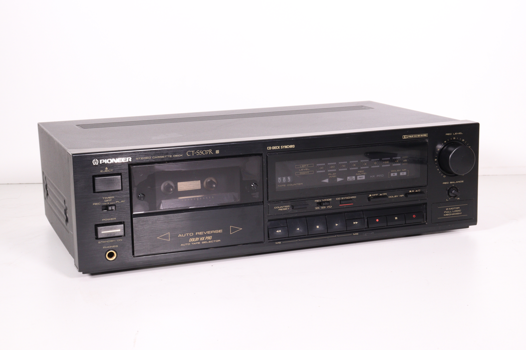 PIONEER Stereo Cassette Deck CT-S507R sr-Cassette Players & Recorders-SpenCertified-vintage-refurbished-electronics