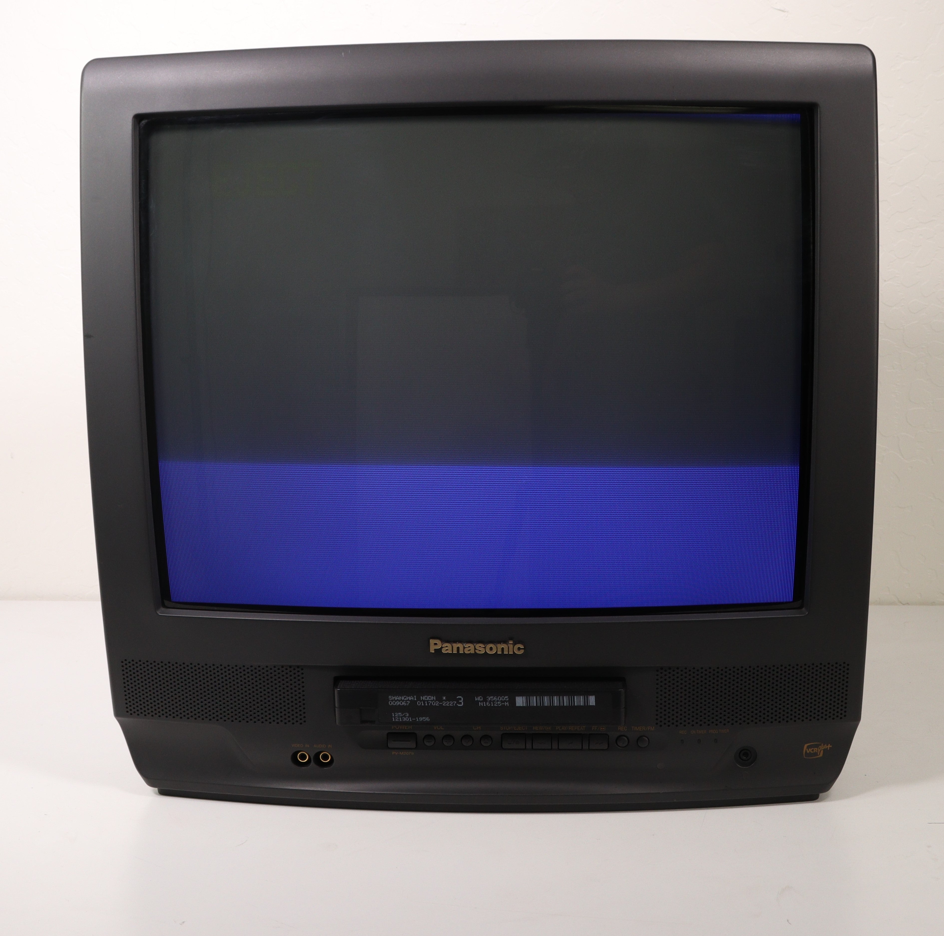  Panasonic PV-DM2093 - Combo de TV-DVD-VCR de 20 pulgadas, color  carbón : Electrónica