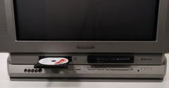 Panasonic 27 Inch TV DVD VCR VHS Player Combo Tube Television PV