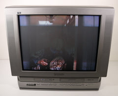 Panasonic 27 Inch TV DVD VCR VHS Player Combo Tube Television PV
