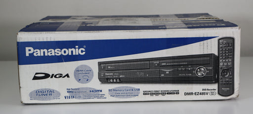 Panasonic DMR-EZ485V VCR to DVD Combo Recorder and VHS Player with HDMI-Electronics-SpenCertified-refurbished-vintage-electonics