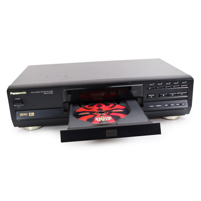 Panasonic DVD-CV35 5 Disc DVD / Video CD / CD Player-Electronics-SpenCertified-refurbished-vintage-electonics