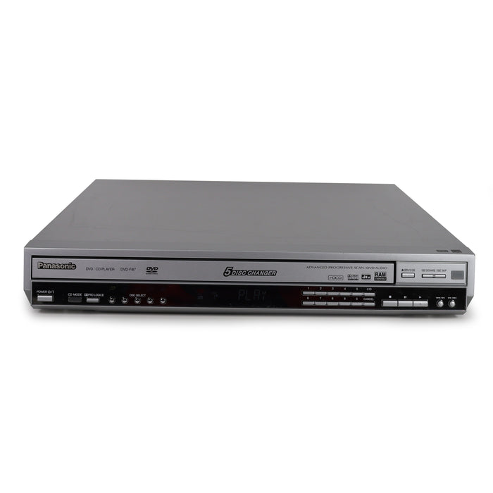 Panasonic DVD-F87 5-Disc Progressive Scan DVD / CD Player-Electronics-SpenCertified-refurbished-vintage-electonics