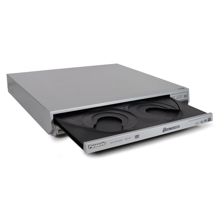 Panasonic DVD-F87 5-Disc Progressive Scan DVD / CD Player-Electronics-SpenCertified-refurbished-vintage-electonics