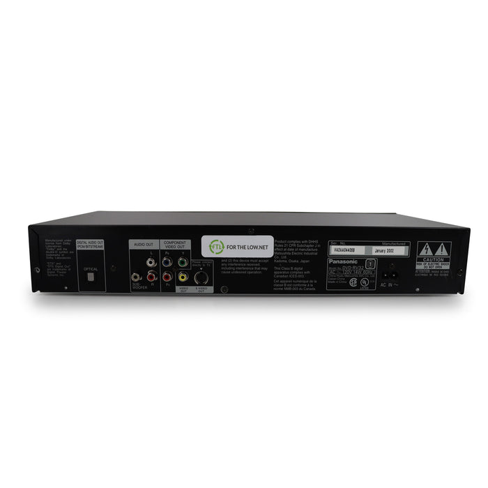 Panasonic DVD-RV32 DVD/CD Player-Electronics-SpenCertified-refurbished-vintage-electonics