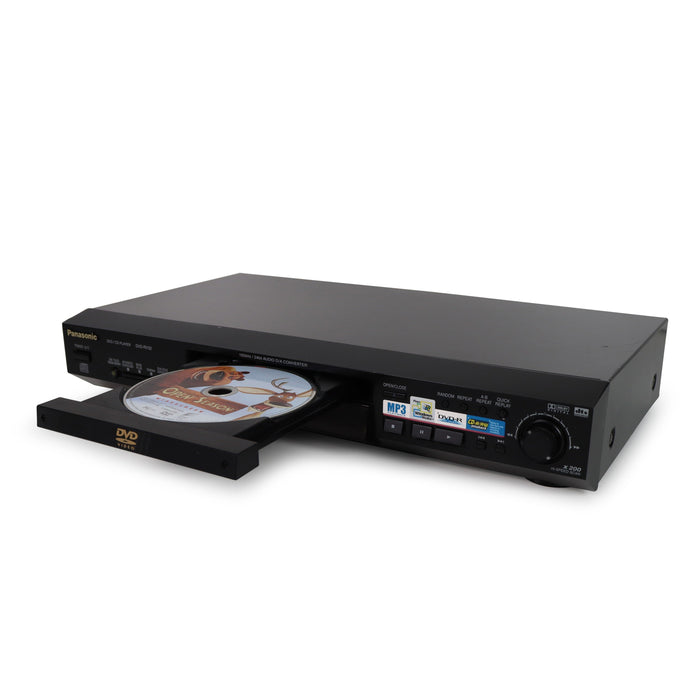 Panasonic DVD-RV32 DVD/CD Player-Electronics-SpenCertified-refurbished-vintage-electonics