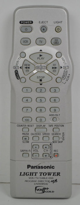 Panasonic LSSQ0299 Light Tower Universal VCR VHS Player Remote Control-Remote-SpenCertified-refurbished-vintage-electonics