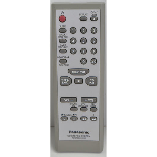 Panasonic N2QAGB000038 Remote Control for Stereo System SC-EN27 and More-Remote-SpenCertified-refurbished-vintage-electonics