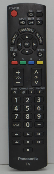Panasonic N2QAYB000485 TV Television Remote Control TC-32LX24 TC-32LX700 TC-42LD24 TC-42LS24 TC-42PS14 TC-42PX14 TC-42PX24-Remote-SpenCertified-refurbished-vintage-electonics