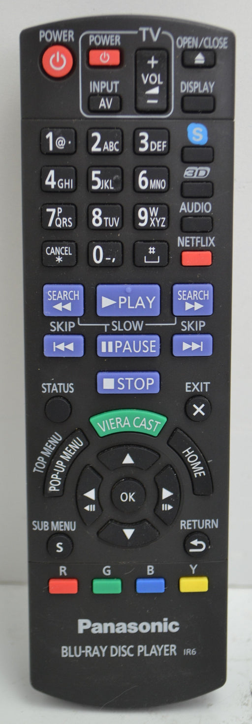 Panasonic - N2QAYB000574 - Blu Ray Player - Remote Control - For DMP-BDT110 BDT210 BDT215 BDT310-Remote-SpenCertified-refurbished-vintage-electonics
