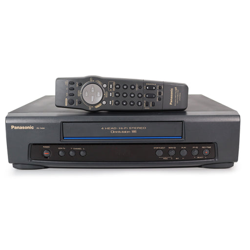 Panasonic PV-7450 VCR/VHS Player/Recorder Hi-Fi Stereo Audio System Omnivision-Electronics-SpenCertified-refurbished-vintage-electonics