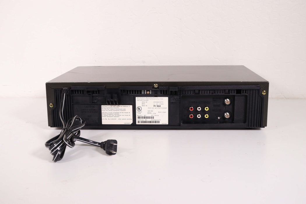 Panasonic PV-9664 DynAmophous Metal Head 4 Omnivision VCR VHS Player-VCRs-SpenCertified-vintage-refurbished-electronics