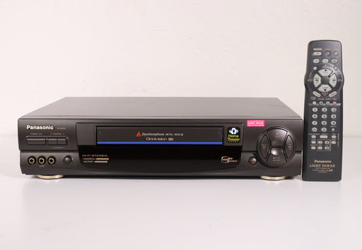 Panasonic PV-9664 DynAmophous Metal Head 4 Omnivision VCR VHS Player-VCRs-SpenCertified-vintage-refurbished-electronics
