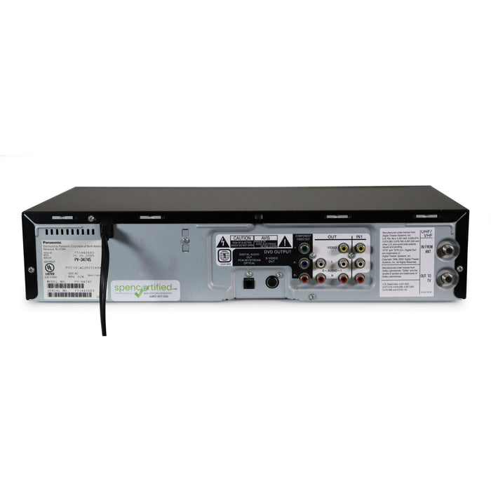 Panasonic PV-D4745 Double Feature DVD/VCR Combo Player-Electronics-SpenCertified-refurbished-vintage-electonics