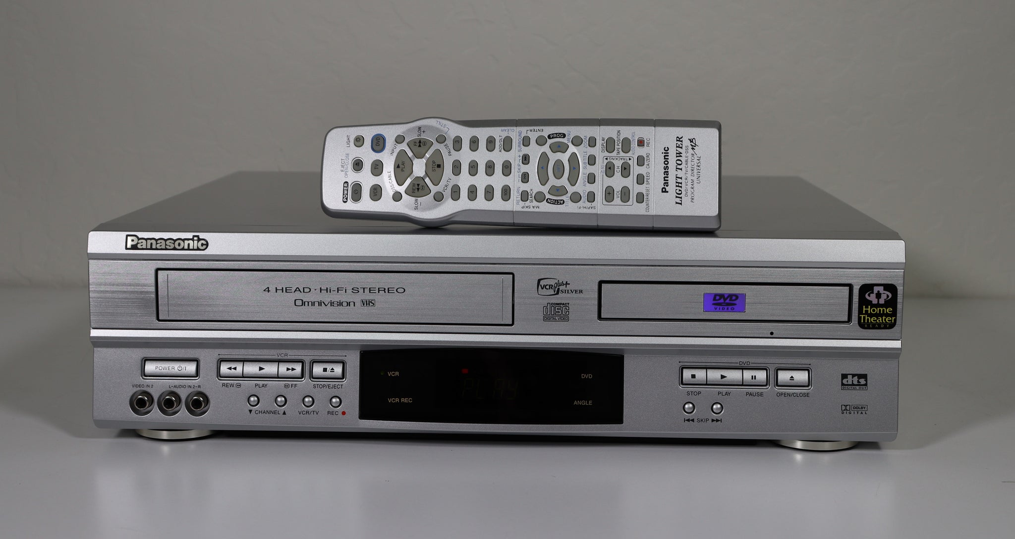 Panasonic PV-D4761 DVD VCR VHS Player Combo System Ultra Durable and H ...