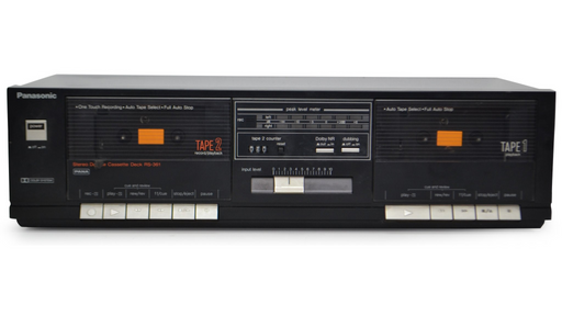Panasonic RS-361-KM Double Home Stereo Cassette Player Recording Deck-Electronics-SpenCertified-refurbished-vintage-electonics