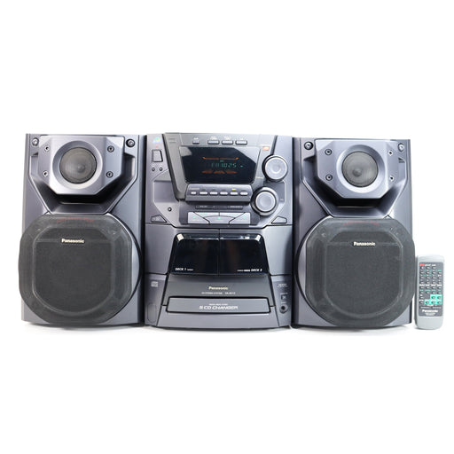 Panasonic SA-AK27 5-Disc CD Changer System with Speakers-Electronics-SpenCertified-refurbished-vintage-electonics