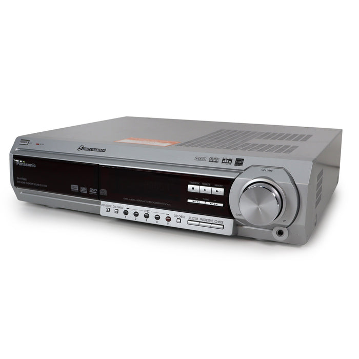 Panasonic SA-HT680 5 Disc DVD Changer Home Theater Sound System (Without Speakers)-Electronics-SpenCertified-refurbished-vintage-electonics