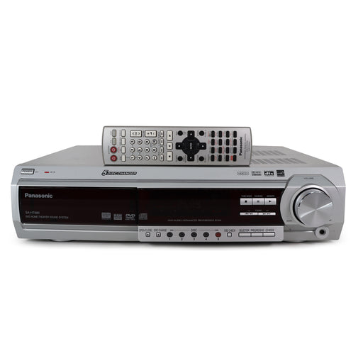 Panasonic SA-HT680 5 Disc DVD Changer Home Theater Sound System (Without Speakers)-Electronics-SpenCertified-refurbished-vintage-electonics