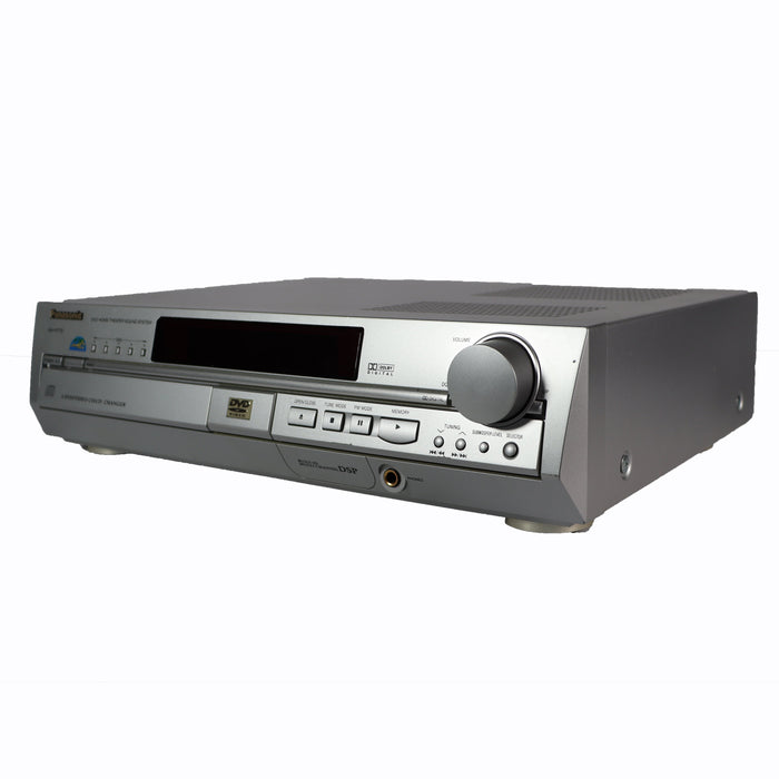 Panasonic SA-HT70 5 Disc DVD Changer Home Theater System (Without Speakers)-Electronics-SpenCertified-refurbished-vintage-electonics