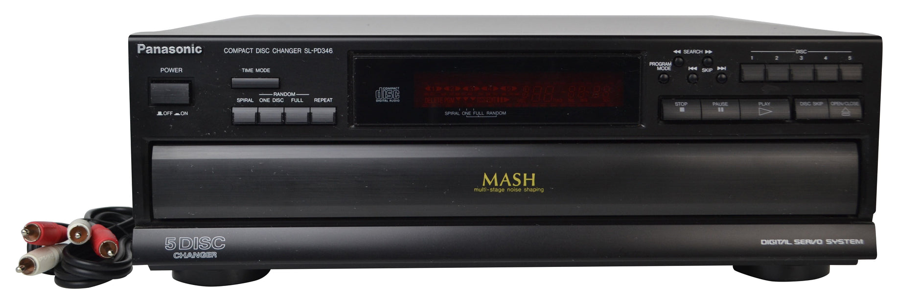 ｃｄ6 Panasonic SL-PD346 5 Disc CD Changer Compact Disc Carousel