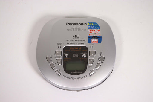 Panasonic SL-SX469V Portable CD Player Anti-Shock Memory II-CD Players & Recorders-SpenCertified-vintage-refurbished-electronics