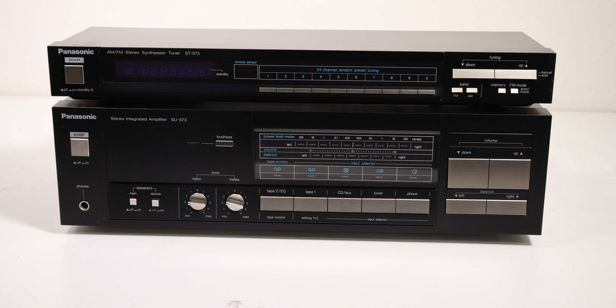 Panasonic SU-373 Stereo Integrated Amplifier with ST-373 AM FM