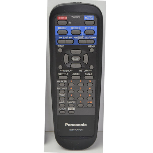 Panasonic VEQ2249 Remote Control for DVD Player DVD-A120-Remote-SpenCertified-refurbished-vintage-electonics