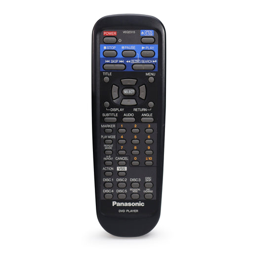 Panasonic VEQ2315 Remote Control For Panasonic 5 Disc CD/DVD Changer Model DVD-C220D-Remote-SpenCertified-refurbished-vintage-electonics