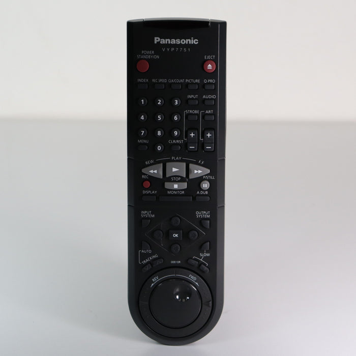 Panasonic VYP7751 00010R Remote control for World Wide VHS Player AG-W3-SpenCertified-vintage-refurbished-electronics