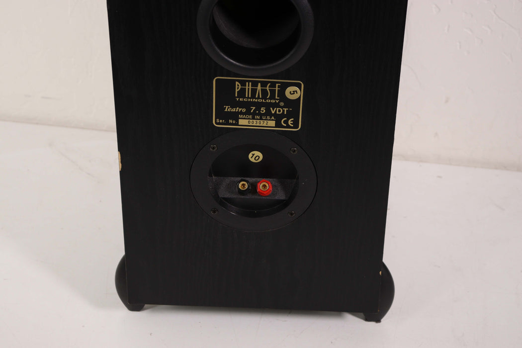 Phase Technology Teatro 7.5 VDT Tower Speaker Pair-Speakers-SpenCertified-vintage-refurbished-electronics