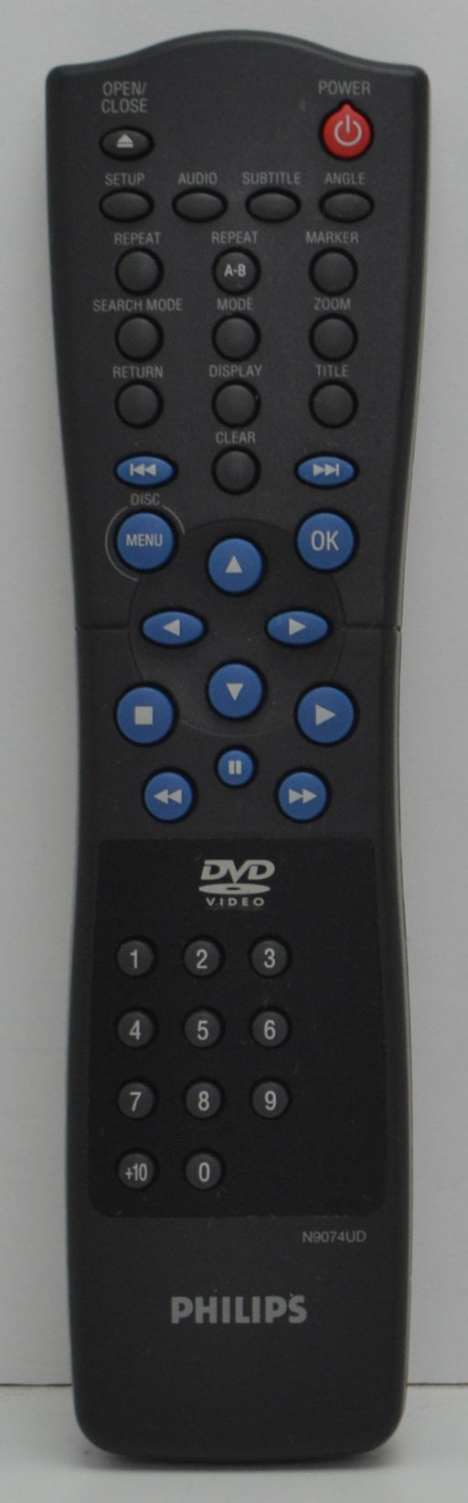 Philip N9074UD DVD Player Remote Control-Remote-SpenCertified-refurbished-vintage-electonics