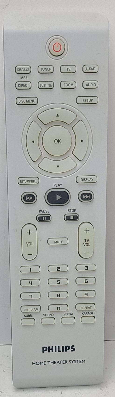 Philips 2422 5490 0902 Home Theater System Remote Control for Model HTS610-Remote-SpenCertified-refurbished-vintage-electonics