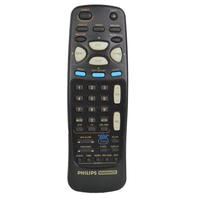 Philips Magnavox N9321UD Remote Control for VHS Player VRA670AT21 and More-Remote-SpenCertified-refurbished-vintage-electonics