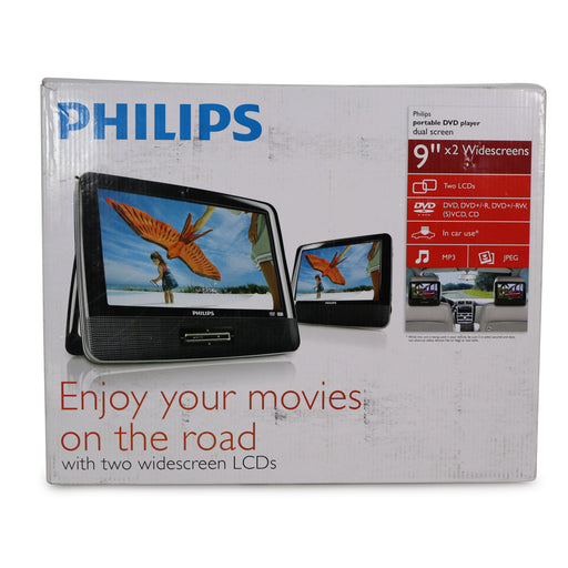 Philips PD9012/37 9" LCD Dual Screen Portable DVD Player-Electronics-SpenCertified-refurbished-vintage-electonics