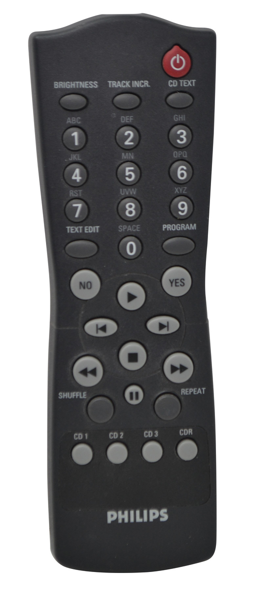 Philips - RC283505/01H - Remote Control Transmitter Apparatus - CDR 785 CDR 800 - 3 Disc Dual Tray CD Recorder-Remote-SpenCertified-refurbished-vintage-electonics