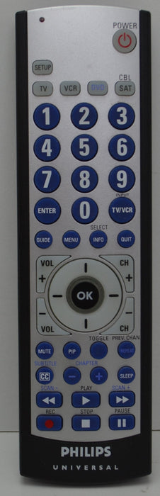 Philips SRU3004/27 Universal Remote Control Unit for VCR TV DVD and Cable-Remote-SpenCertified-refurbished-vintage-electonics