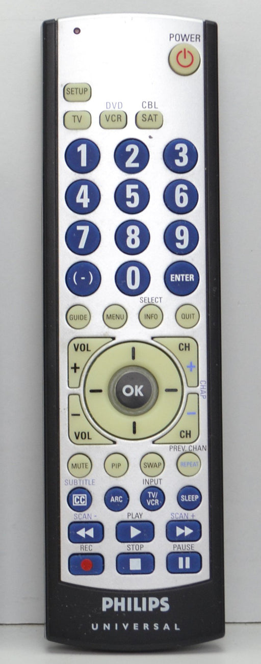 Philips Universal Remote Control Unit CL035A for VCR and Cable-Remote-SpenCertified-refurbished-vintage-electonics