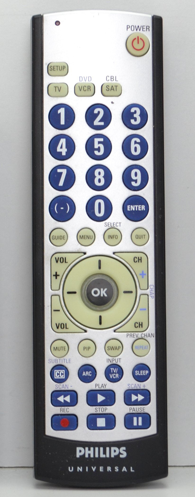Philips Universal Remote Control Unit CL035A for VCR and Cable ...
