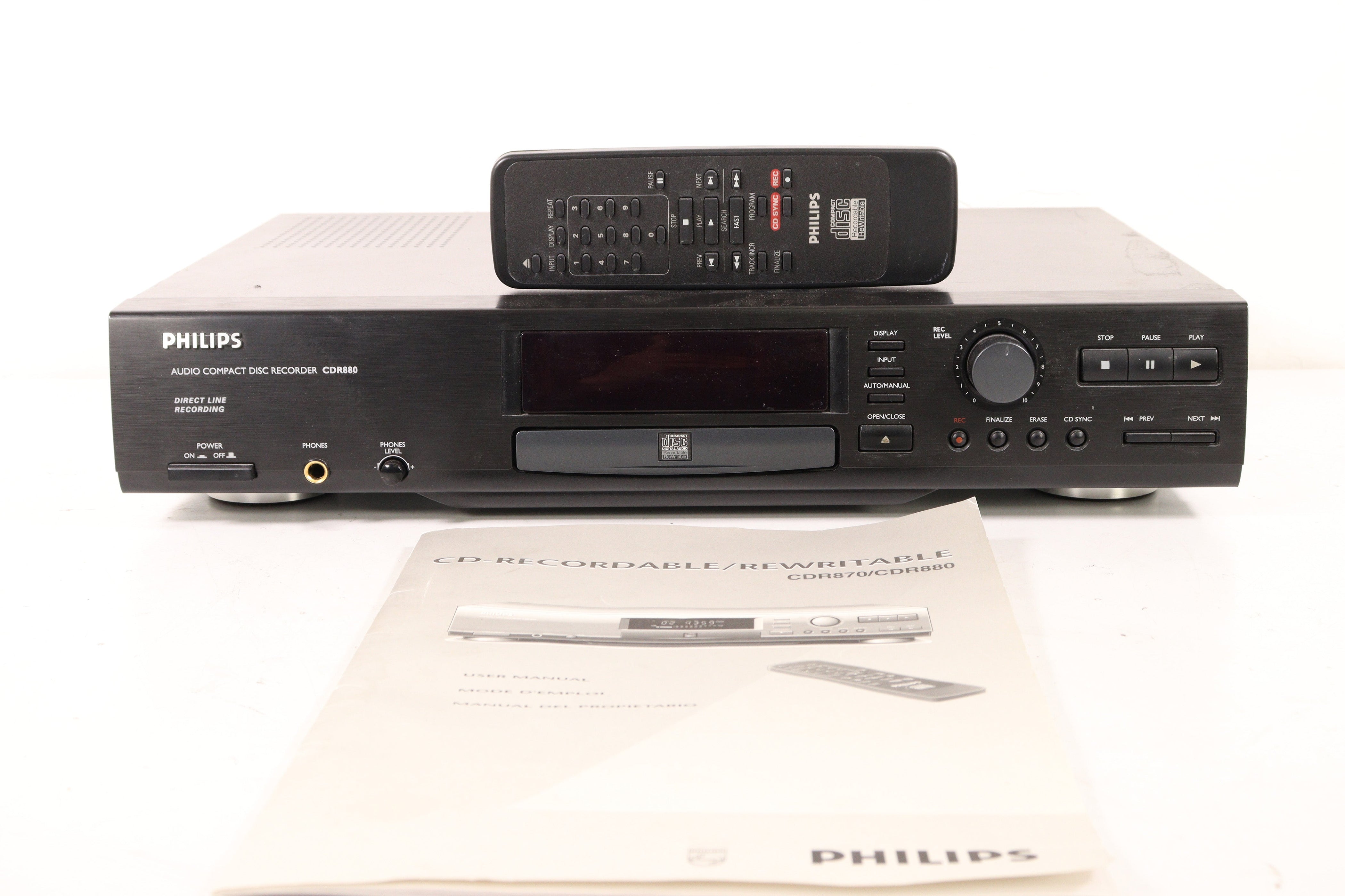 Phillips CDR880 Compact Disc Recorder — SpenCertified
