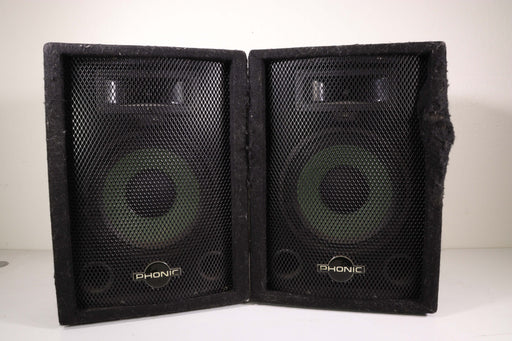 Phonic S710 10" 2-Way Stage Floor Monitor Speaker Pair With Stands-Speakers-SpenCertified-vintage-refurbished-electronics