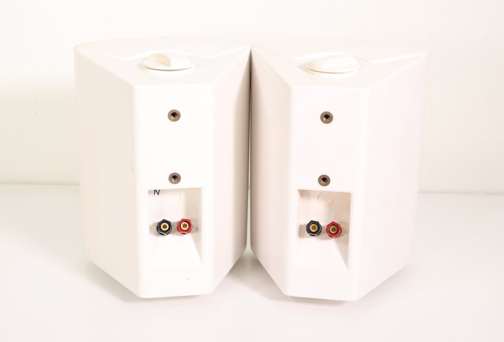 Pinnacle Speaker Pair White-Speakers-SpenCertified-vintage-refurbished-electronics