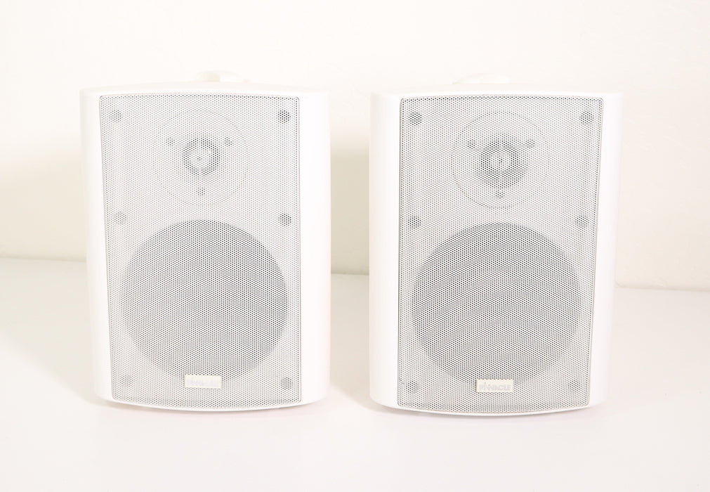 Pinnacle Speaker Pair White-Speakers-SpenCertified-vintage-refurbished-electronics