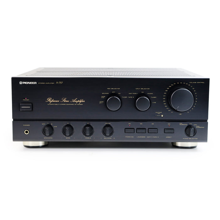 Pioneer A-757 Ultimate Fidelity Component Reference Stereo Amplifier-Electronics-SpenCertified-refurbished-vintage-electonics