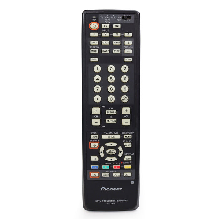 Pioneer AXD1457 Remote Control for HDTV Projection SD-643HD5 and More-Remote-SpenCertified-refurbished-vintage-electonics